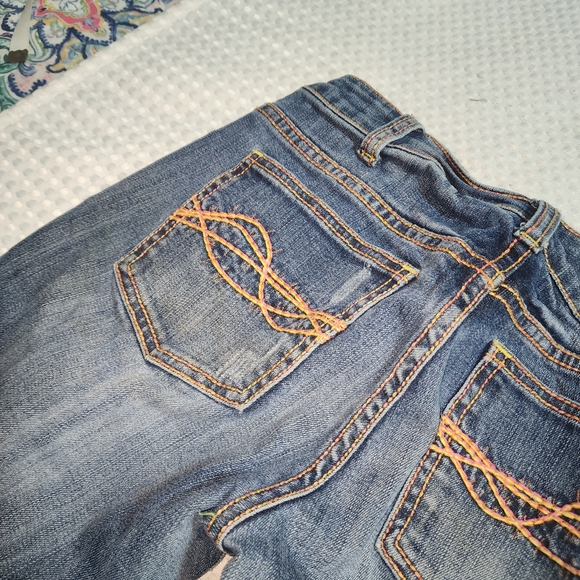 COWGIRL TUFF EUC WOMENS SZ 27 X 33 S109 DENIM BLUE JEANS PANTS - Picture 10 of 10